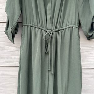 Signature studio olive green jumpsuit